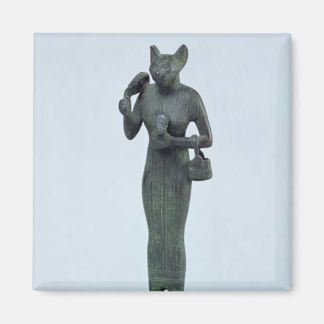 Íman Estatueta da Deusa Bastet (Frente)