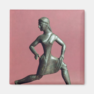 Íman Estatueta de um corredor da menina,