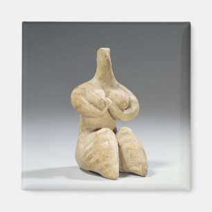 Íman Estatueta fêmea no estilo de Halaf, c.4500 BC (te