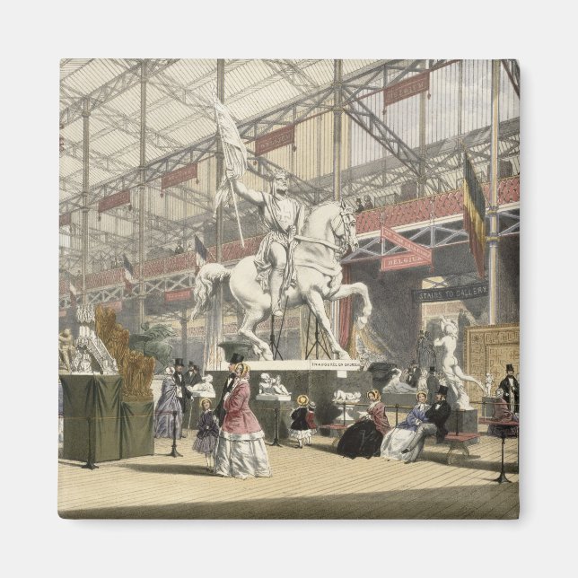 Íman Estatutos na seção Bélgica do Exhibi do Excelente (Frente)