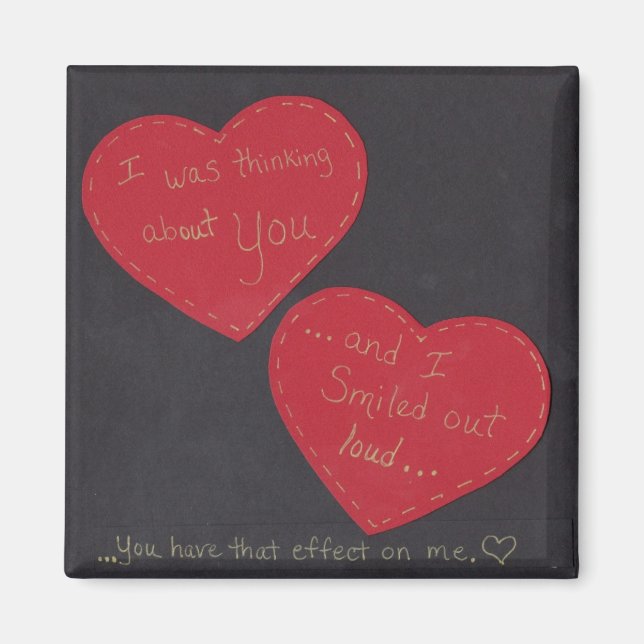 Íman Estava pensando em você e sorri... (Frente)