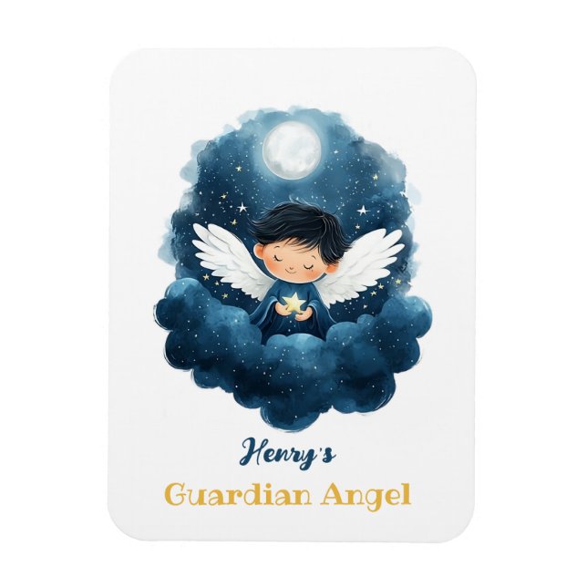 Íman Este Anjo do Starry Night Guardian (Vertical)