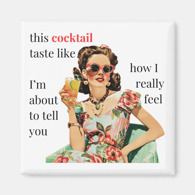 Íman Este Coquetel Tem Gosto De Magnetos (Frente)