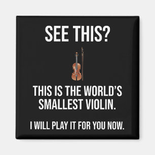 Íman Este é o menor sárctico violino do mundo