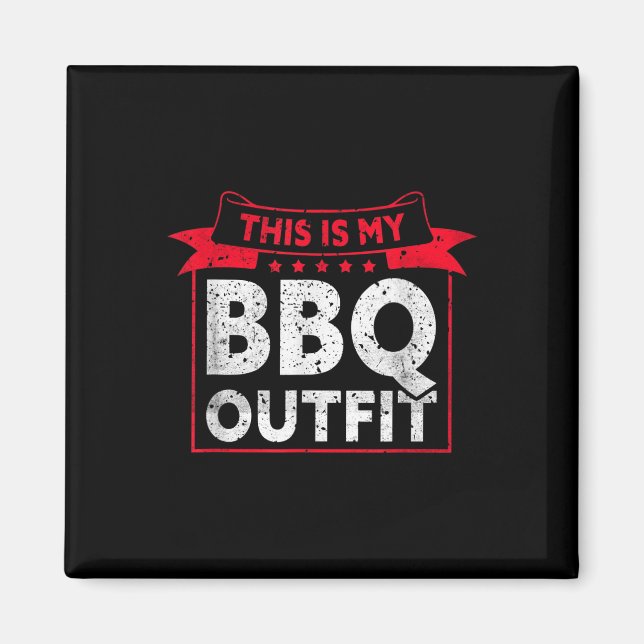 Íman Este É O Meu Churrasco - Barbecue Meat Grill Engra (Frente)