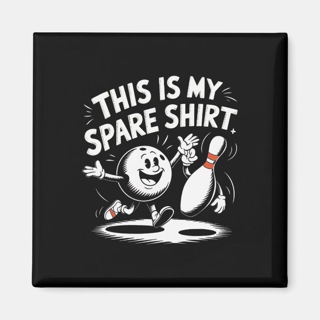 Íman Este É O Meu Jogo De Boliche De Boliche. (Frente)