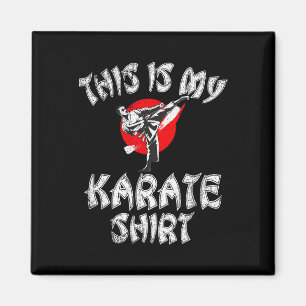 Íman Este É O Meu Karate De Camisa De Karate