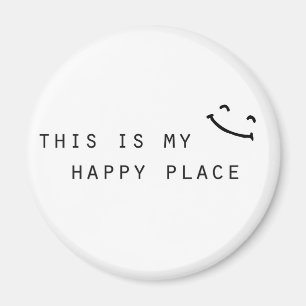 Íman este é o meu lugar feliz design moderno simples
