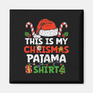 Íman Este É O Meu Natal Pajama Diversão Da Família Xmas