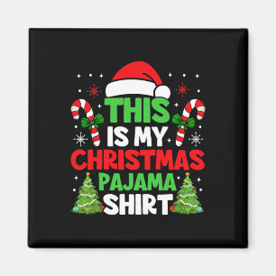 Íman Este É O Meu Natal Pajama Engraçado Homens Do Xmas