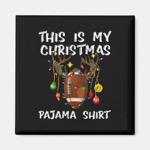 Íman Este É O Meu Natal Pajama Shirt Football Christy