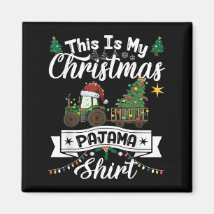 Íman Este É O Meu Pajama De Natal A Camisa De Trator Le
