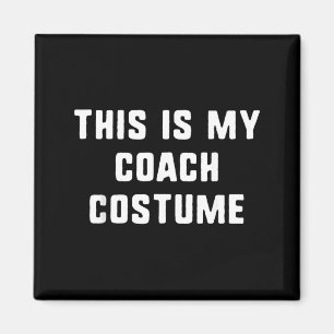 Íman Este é o meu traje de treinador Halloween engraçad