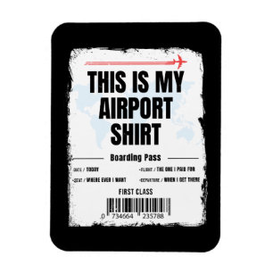Íman Este é o meu Viagem da Família de Camisas do Aerop