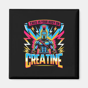 Íman Este É O Seu Corpo No Giro De Trabalho Da Creatina