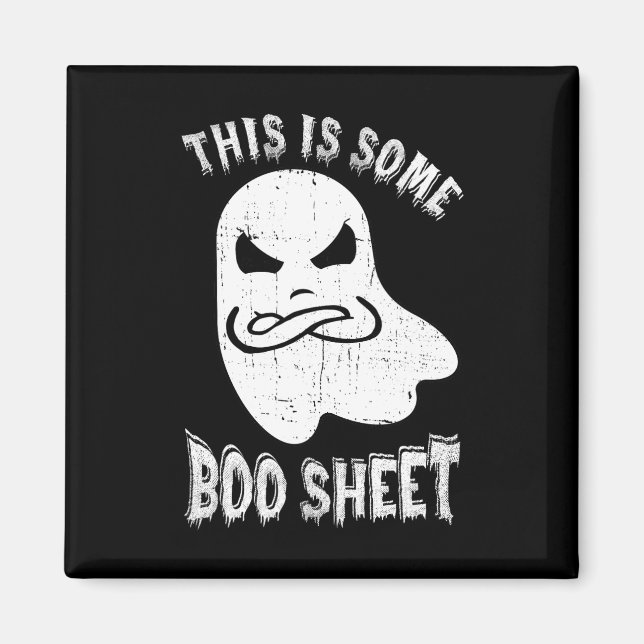 Íman Este É Um Brinde De Boo Folha De Halloween. (Frente)