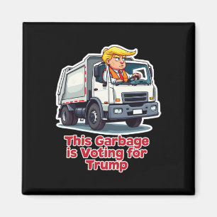 Íman Este Lixo Está Votando Trump Caminhão de Lixo Engr