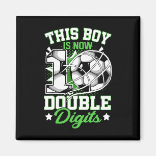 Íman Este Menino Agora 10 Dígitos Duplos Futebol 10 Ano