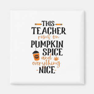 Íman Este Professor Funciona Com Especiarias De Pumpkin