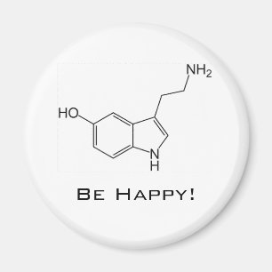 Íman Esteja feliz! Ímã da serotonina