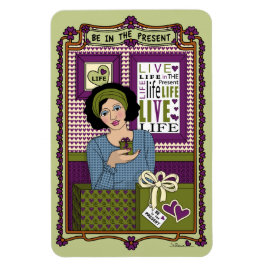 Íman Esteja no Magnet do Refrigerador Present_A_4x6