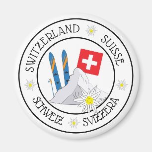 Íman Estereótipos suíços Magnetos Refrigeradores Bra