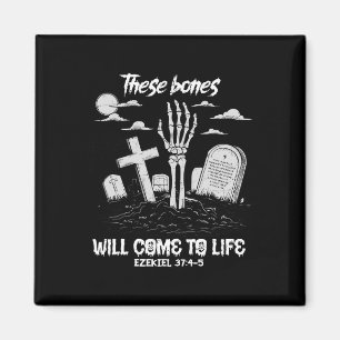 Íman Estes Ossos Vêm Para A Vida Esqueleto Christian H