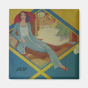 Íman Estilo 1931 do vintage
