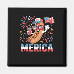 Íman Estilo Americano Engraçado Patriótico 4 De Julho B