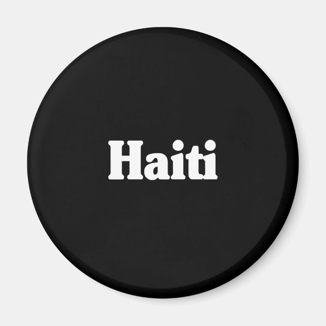 Íman Estilo clássico do Haiti (Frente)