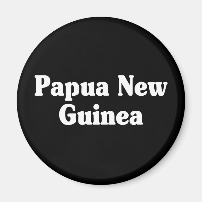 Íman Estilo Clássico Papua-Nova Guiné (Frente)