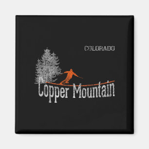 Íman Estilo Cooper Mountain Colorado Skiin 1980