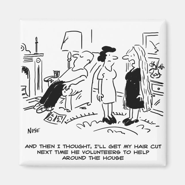 Íman Estilo de Cabelo Longo Devido à Ausência de Estimu (Frente)