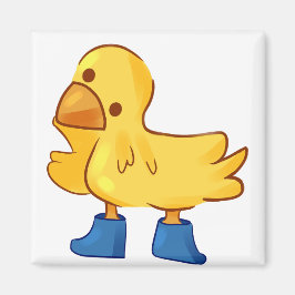 Íman Estilo de cartoon de pato animal bonito