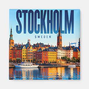Íman ⚓ Estilo de Cidade Moderna de Stockholm à Beira-Ma