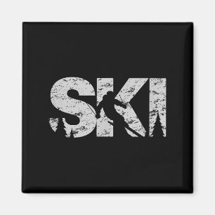 Íman Estilo de Esqui Ski Cool Presente de Esquiador Aln