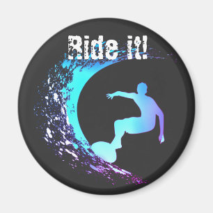 Íman Estilo de Grafite de Surfer 