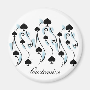 Íman Estilo de Tatuagem de Espadas Pretas Thunder_Cove