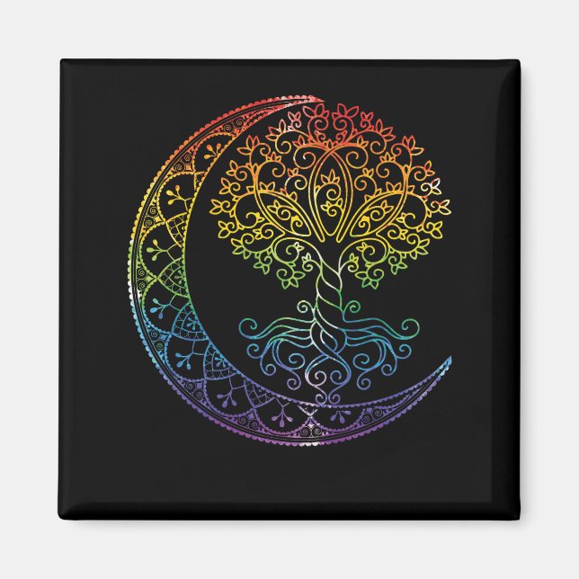 Íman Estilo de Tatuagem de Mandala (Frente)