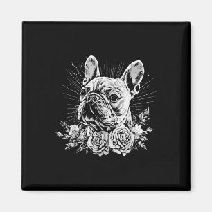 Íman Estilo de Tatuagem Sobrevoar o Buldogue Francês Re