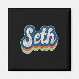 Íman Estilo de Vintage do Seth First Name Boy 70s 80s P