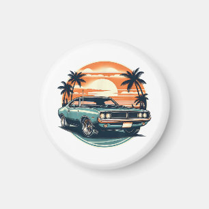 Íman Estilo de Vintagem da Retrorção Muscular Clássica