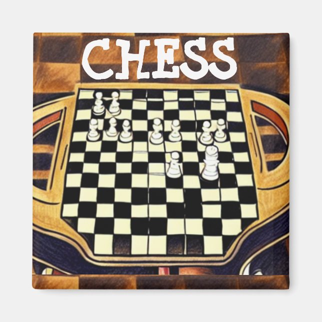 ÍMAN ESTILO DO CONSELHO CHESS (Frente)