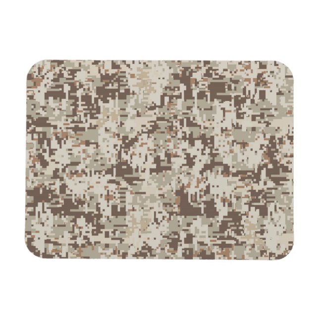 Íman Estilo do Deserto Camuflagem Digital Decor do bege (Horizontal)