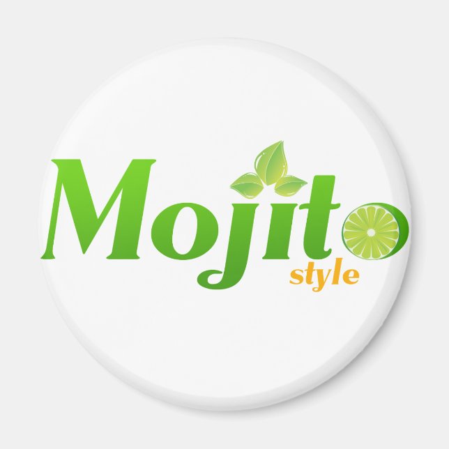 Íman Estilo do Mojito (Frente)