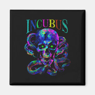 Íman Estilo Gótico Incubus Skull E Cobras