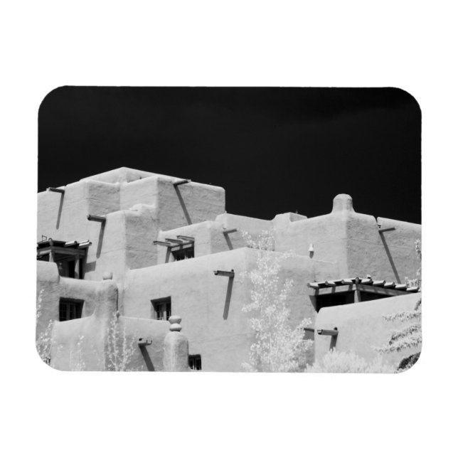 Íman Estilo Pueblo Inn adobe em Loretto, Santa Fe, Novo (Horizontal)