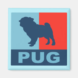 Íman Estilo Pug Magnet