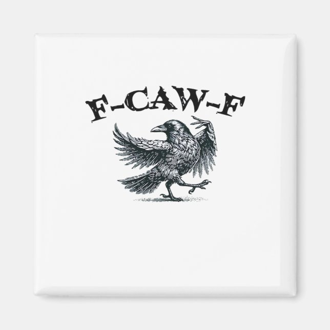 Íman Estilo Retro F-Caw-F (Frente)
