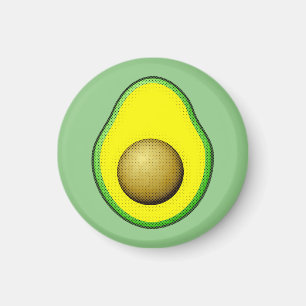 Íman Estilo Vintage Desenho Avocado